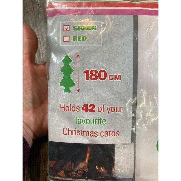 New Inflatable Christmas Tree Card Holder 5’ Foot 10” Inch Faux Budget Tree - Picture 3 of 5